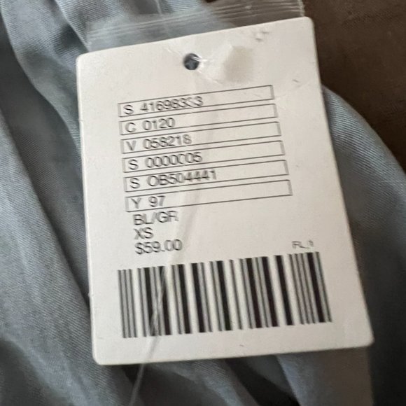 Urban Outfitters Button Down Skirt, Size XS, Blue/Gray - Picture 2 of 3